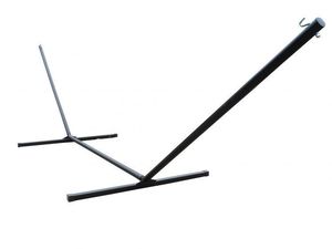 Vivere 15-Foot 3-Beam Hammock Steel Stand in Black