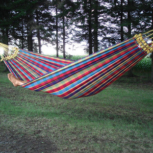 Vivere Brazilian Style Hammock - Double in Paradise Fabric