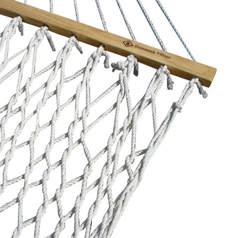 Vivere Cotton Rope Hammock - Double in Natural Rope
