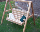 Creekvine Designs Cedar Royal Country Hearts Porch Swing with Stand