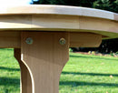 Creekvine Designs 35-Inch Cedar Round Trestle Dining Set