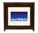 Amantii Zero Clearance 30" Electric Fireplace-32" x 26" Black Glass Surround
