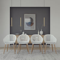 International Home Miami Amazonia 4-Piece Chairs Set | Ideal for Indoors