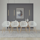International Home Miami Amazonia 4-Piece Chairs Set | Ideal for Indoors