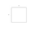 Sunpan Rocky Road - 48" x 48" - Black Floater Frame