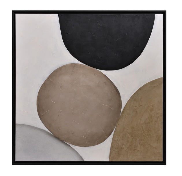 Sunpan Rocky Road - 48" x 48" - Black Floater Frame