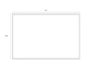 Sunpan Smoke Screen - 72" x 48" - Black Floater Frame