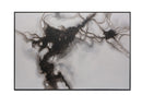Sunpan Smoke Screen - 72" x 48" - Black Floater Frame