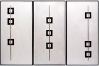 Sunpan Boxed In (set of 3) - 30" x 60" - Black Floater Frame