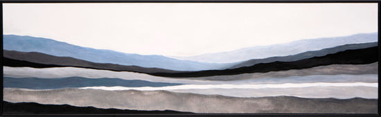 Sunpan Mystic Landscape - 72" x 22" - Black Floater Frame