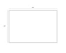 Sunpan Water Marks 72 x 48 in Gold Floater Frame