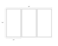 Sunpan Geo Forms (set of 3) - 30" x 60" - Black Floater Frame