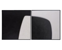 Sunpan Double Cross (set of 2) - 48" x 48" - Black Floater Frame