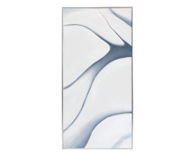 Sunpan Meditation (set of 3) - 30" x 60" - Silver Floater Frame