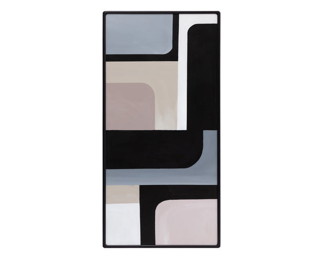 Sunpan Radical Interpretation (set of 3) - 28" x 66" - Black Floater Frame