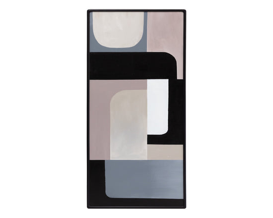 Sunpan Radical Interpretation (set of 3) - 28" x 66" - Black Floater Frame