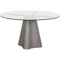 Sunpan Moda Dining Table 55'' Grey / White