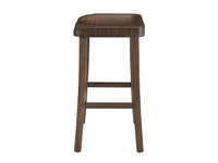 Greenington Tulip 30" Bar Height Stool Caramelized/Black Walnut - Set of 2