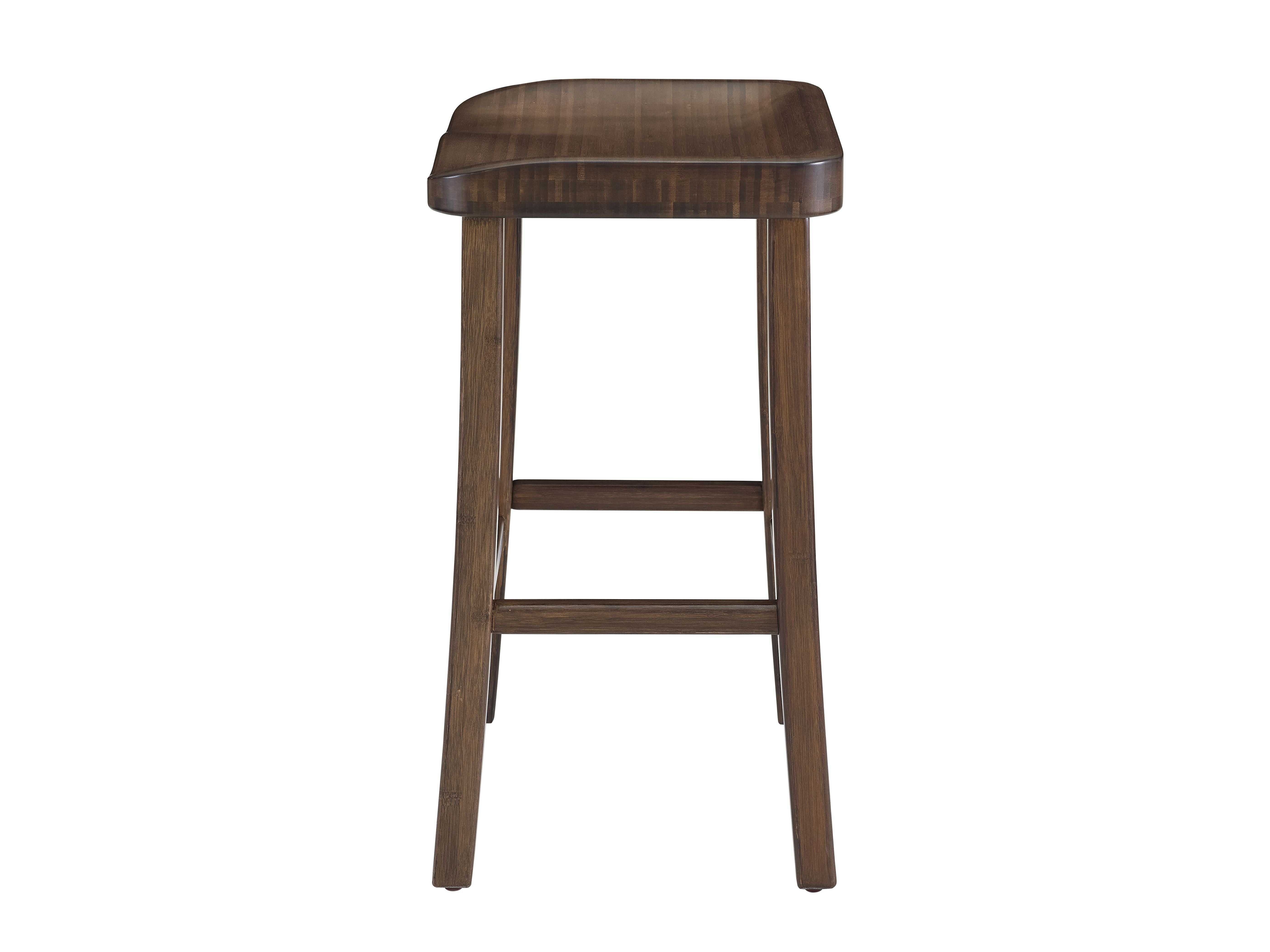 Greenington Tulip 30" Bar Height Stool Caramelized/Black Walnut - Set of 2