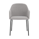 Sunpan Hensley Dining Armchair in Dark Teal / Dawn Grey / Hazelnut / Mina Warm Grey