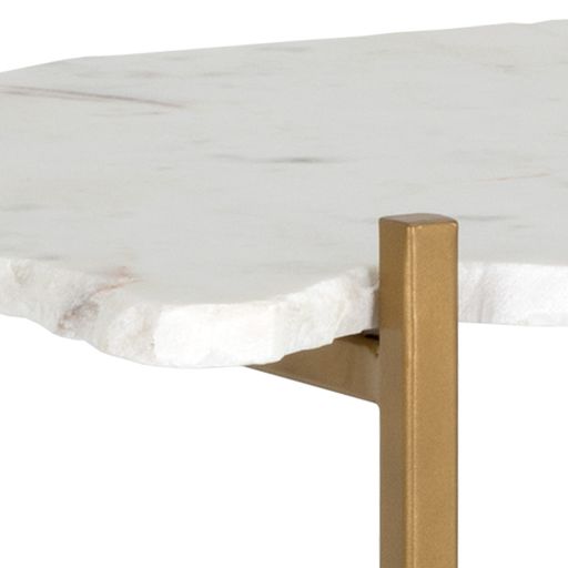 Sunpan Revell Console Table Top Green / Grey / White Marble