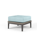 Sunset West Marbella Aluminum Ottoman with Cushions