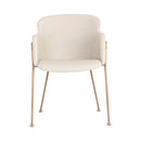 Sunpan Odesa Dining Armchair Abbington Navy / Dillon Cream