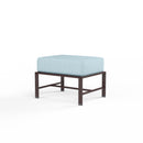 Sunset West La Jolla Aluminum Ottoman with Cushion