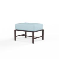 Sunset West La Jolla Aluminum Ottoman with Cushion