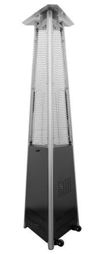 AZ Patio Heaters Commercial Glass Tube Patio Heater in Hammered Silver / Bronze / Black
