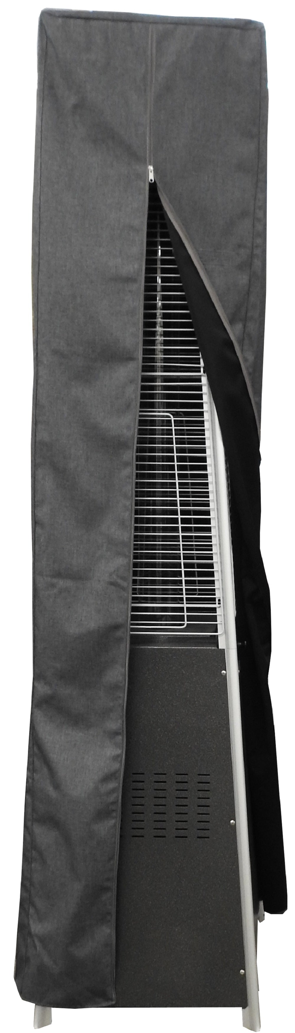 AZ Patio Heaters Square Glass Tube Patio Heater Commercial Cover in Tan / Gray
