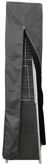 AZ Patio Heaters Square Glass Tube Patio Heater Commercial Cover in Tan / Gray
