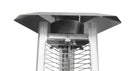 AZ Patio Heaters Commercial Glass Tube Patio Heater in Hammered Silver / Bronze / Black