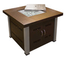 AZ Patio Heaters Outdoor Fire Pit in Hammered Bronze / Bronze/Stainless Steel
