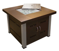 AZ Patio Heaters Outdoor Fire Pit in Hammered Bronze / Bronze/Stainless Steel