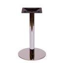 BFM Seating Adele Table Base Chrome 17.7"/24" Round - Dining/Bar Height - 3" Column