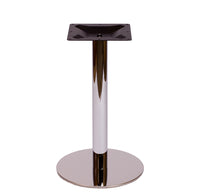 BFM Seating Adele Table Base Chrome 17.7"/24" Round - Dining/Bar Height - 3" Column