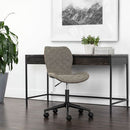 Sunpan Lyla Office Chair Black in Antique Brown / Antique Grey