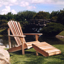 All Things Cedar Adirondack Chair & Ottoman