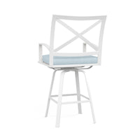 Sunset West Bristol Swivel Counter Stool with Cushion