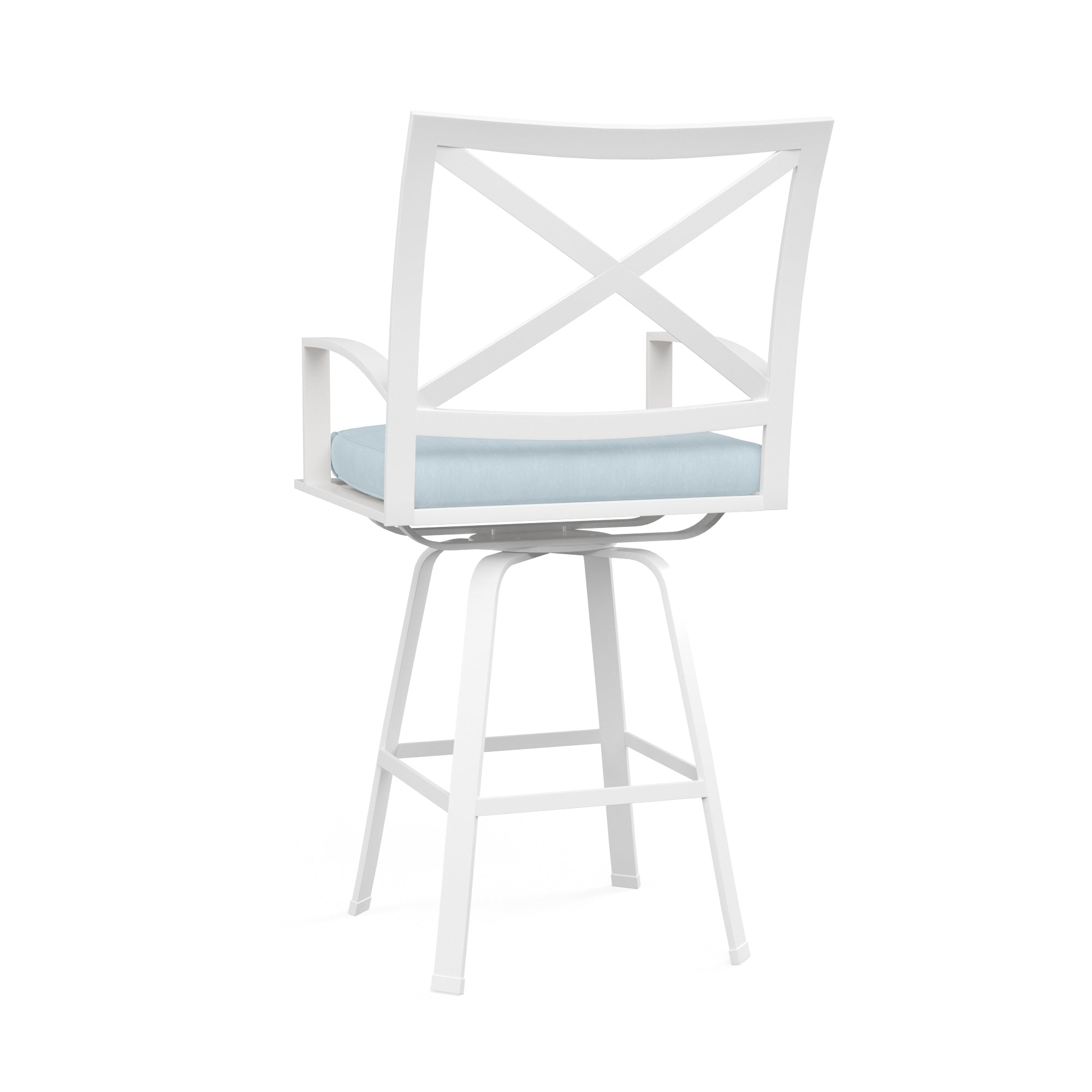 Sunset West Bristol Swivel Counter Stool with Cushion