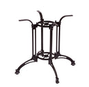 BFM Seating Boca 24"/33" Aluminum Table Base Black Powder Coat