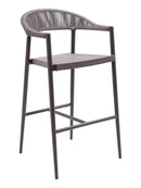 Florida Seating Powdercoated Aluminum Finish Barstool - BRP-01A