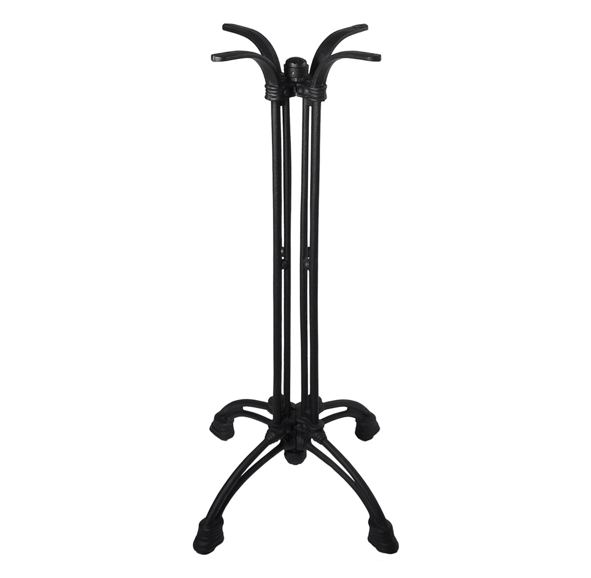 BFM Seating Daphanie Table Base - Dining/Bar Height - Sand Black Finish