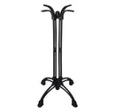 BFM Seating Daphanie Table Base - Dining/Bar Height - Sand Black Finish