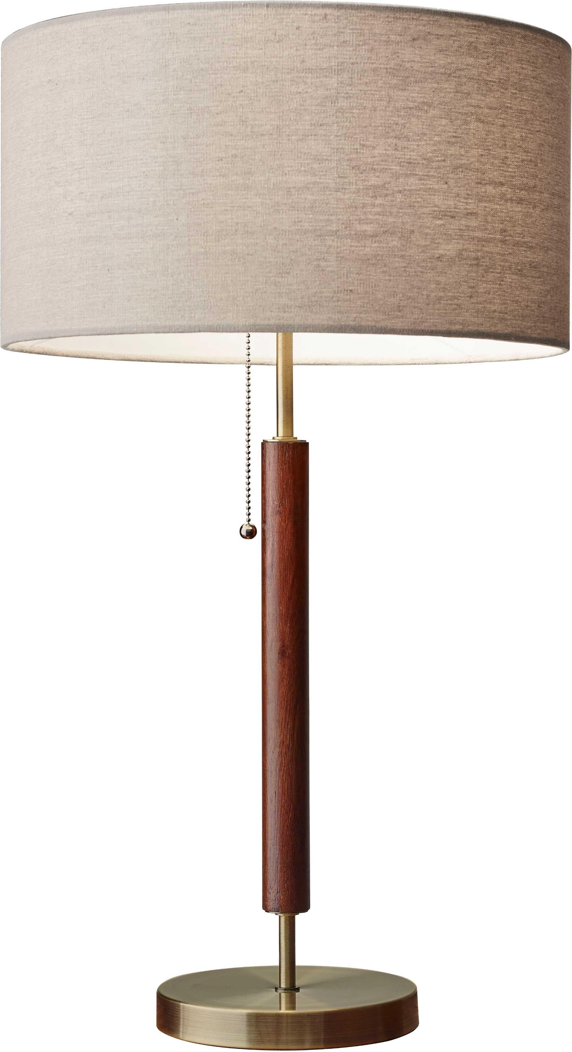 Adesso Hamilton Table Lamp - Walnut