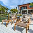 Royal Teak Admiral Ottoman