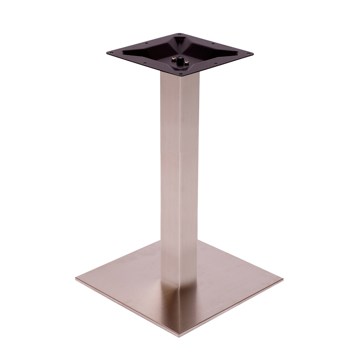 BFM Seating Elite Square Table Base 304 Stainless Steel