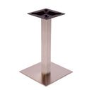 BFM Seating Elite Square Table Base 304 Stainless Steel
