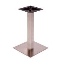 BFM Seating Elite Square Table Base 304 Stainless Steel